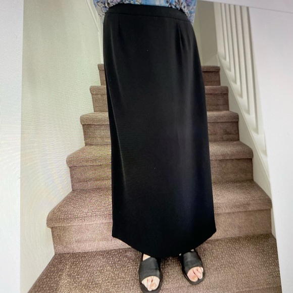 Vintage Tribal Long Black Skirt - Picture 2 of 3